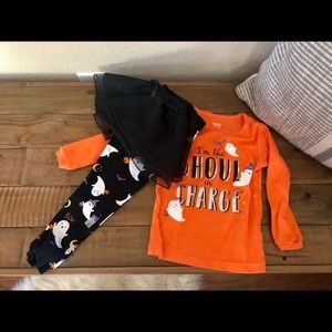 Baby Girl Halloween Pajamas with Tutu Sz 18 mo